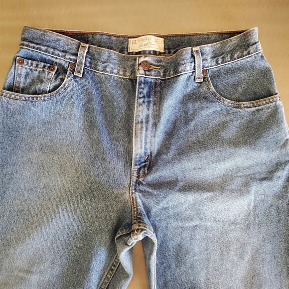 Levi's Y2K Relaxed Fit High Waist Mom Jean Blue Denim Jeans Medium - Picture 5 of 13